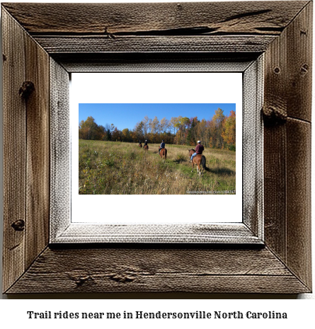 trail rides near me in Hendersonville, North Carolina